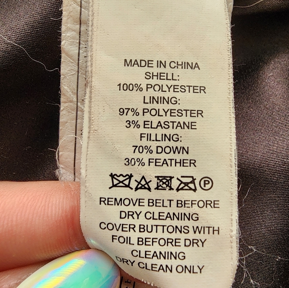 Kate Spade womens down filled black puffer coat size large - Picture 14 of 16